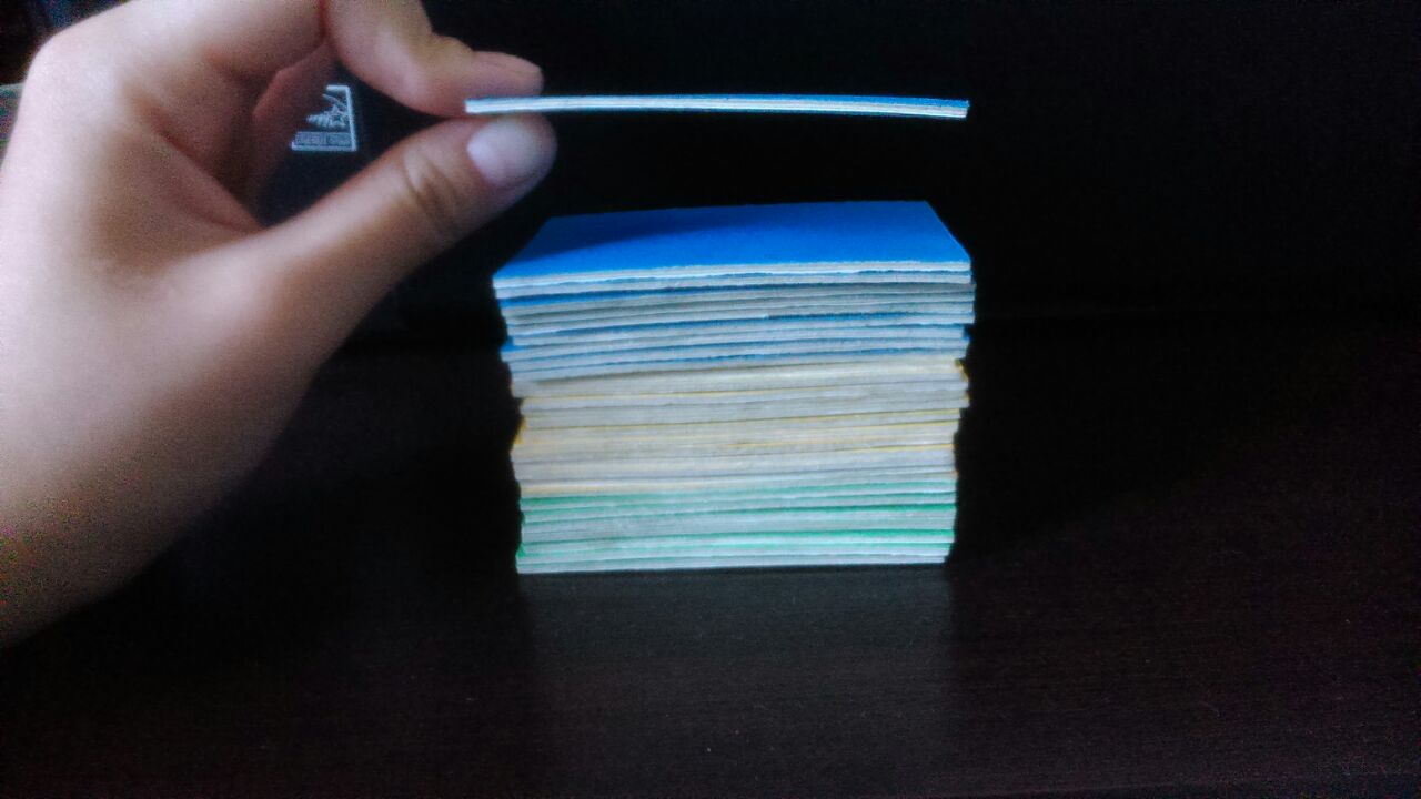 Escolhendo o melhor papel para imprimir  jogos de cartas.