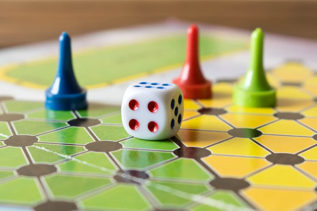 Jogos de tabuleiro são viciantes.
