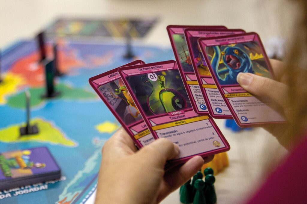 Jogos de Cartas em sala de aula.